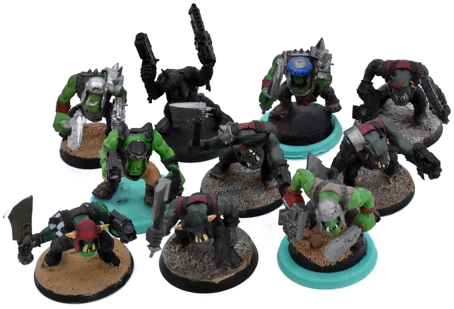 ORKS 10 Ork Boyz #4 Warhammer 40K 3283