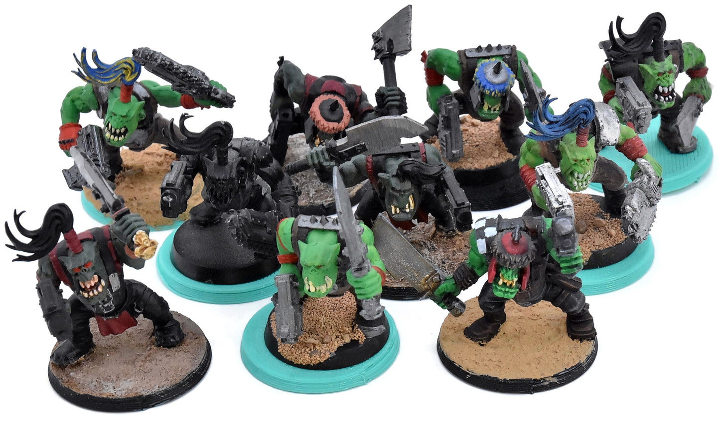 ORKS 10 Ork Boyz #3 Warhammer 40K 3290