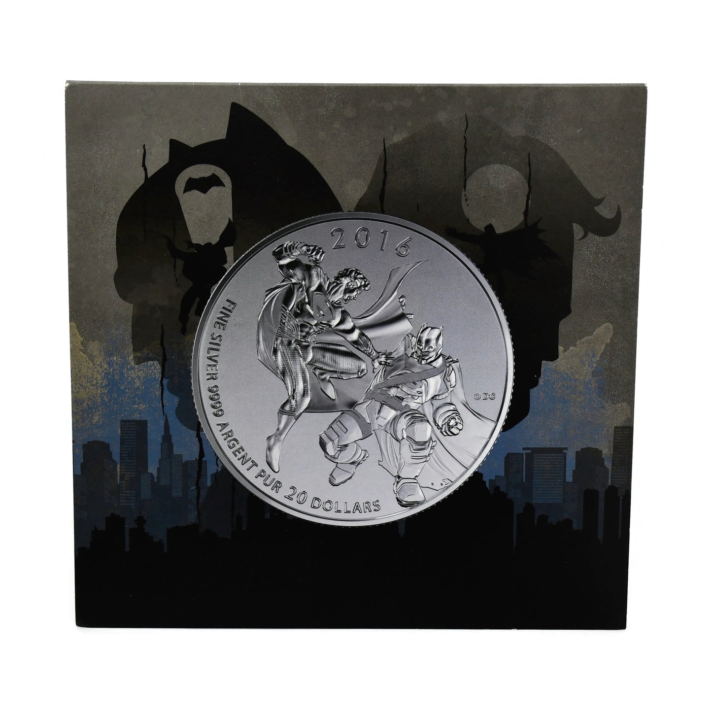 2016 20 Dollars Fine Silver Coin Batman VS Superman Canada 426
