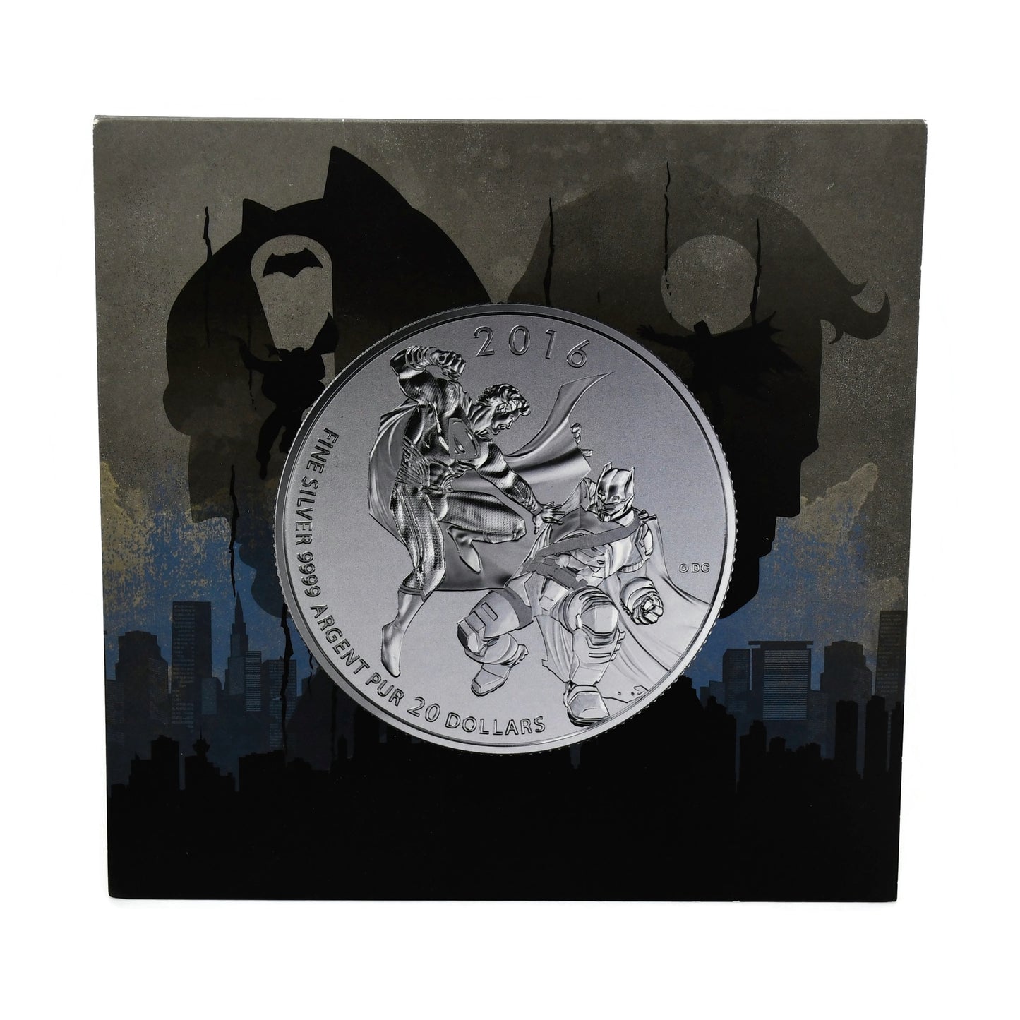 2016 20 Dollars Fine Silver Coin Batman VS Superman Canada 426