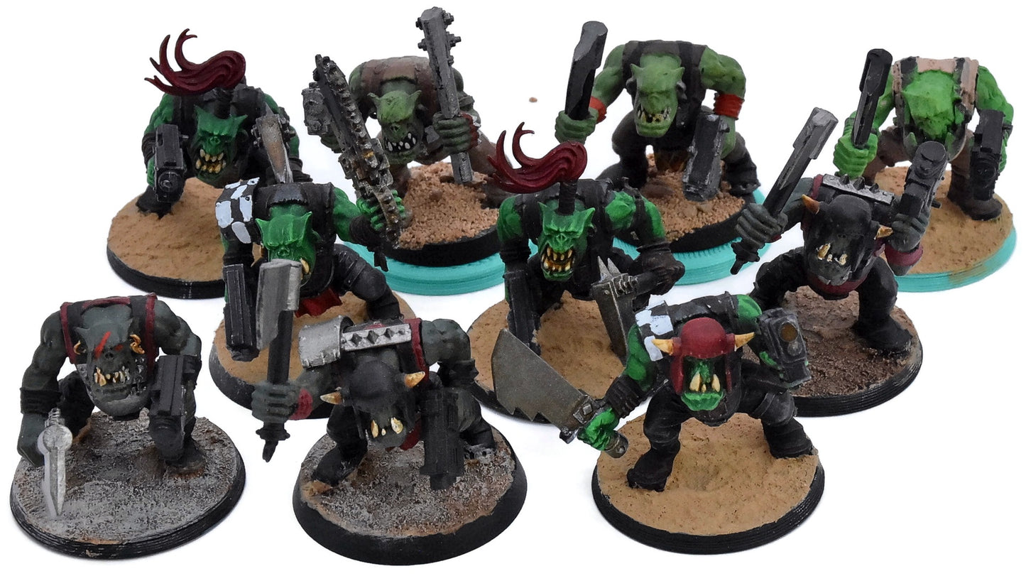 ORKS 10 Ork Boyz #1 Warhammer 40K 3313