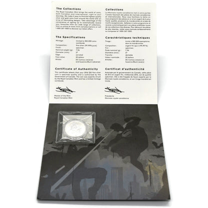 2016 20 Dollars Fine Silver Coin Batman VS Superman Canada 426