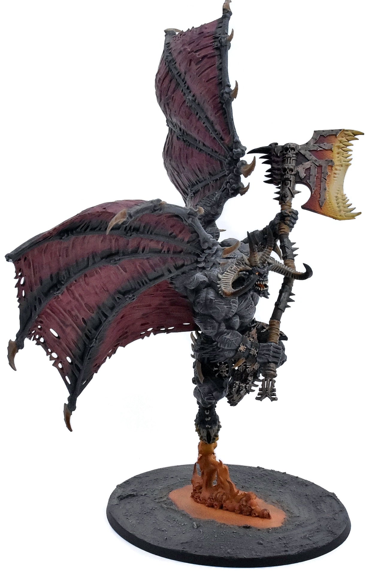 BLADES OF KHORNE Bloodthirster #2 WELL PAINTED Warhammer Sigmar 3511
