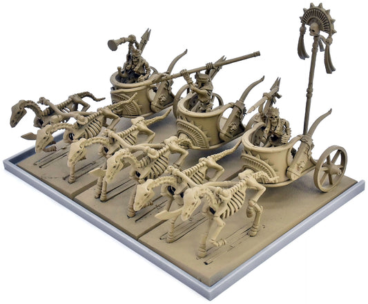 TOMB KINGS OF KHERMI 3 Skeleton Chariots #1 Old World 3795