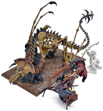 TOMB KINGS OF KHERMI Tomb King On Necrolith Bone Dragon #1 Old World 3801