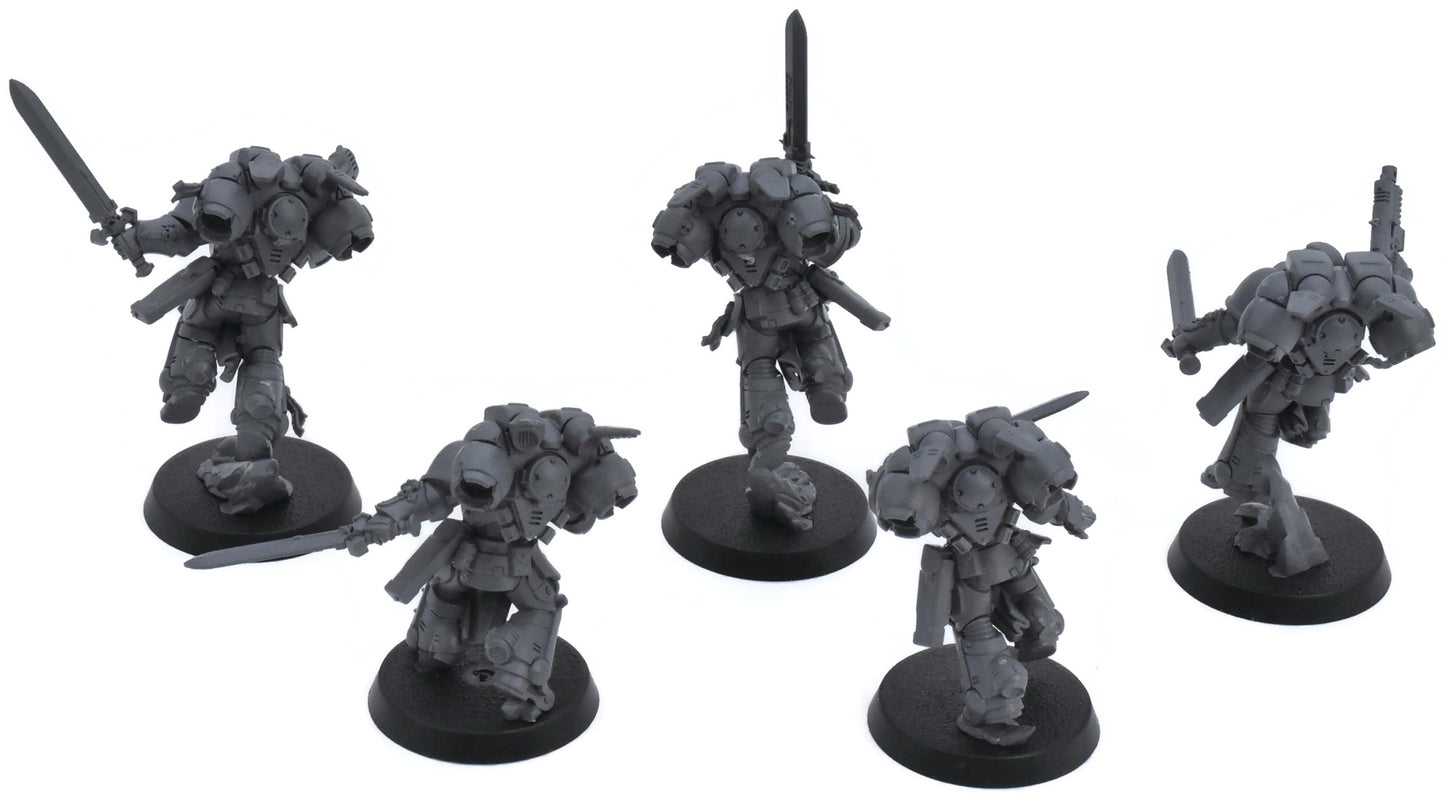 SPACE MARINES 5 Vanguard Veterans With Jump Pack Armageddon 40K Assembled