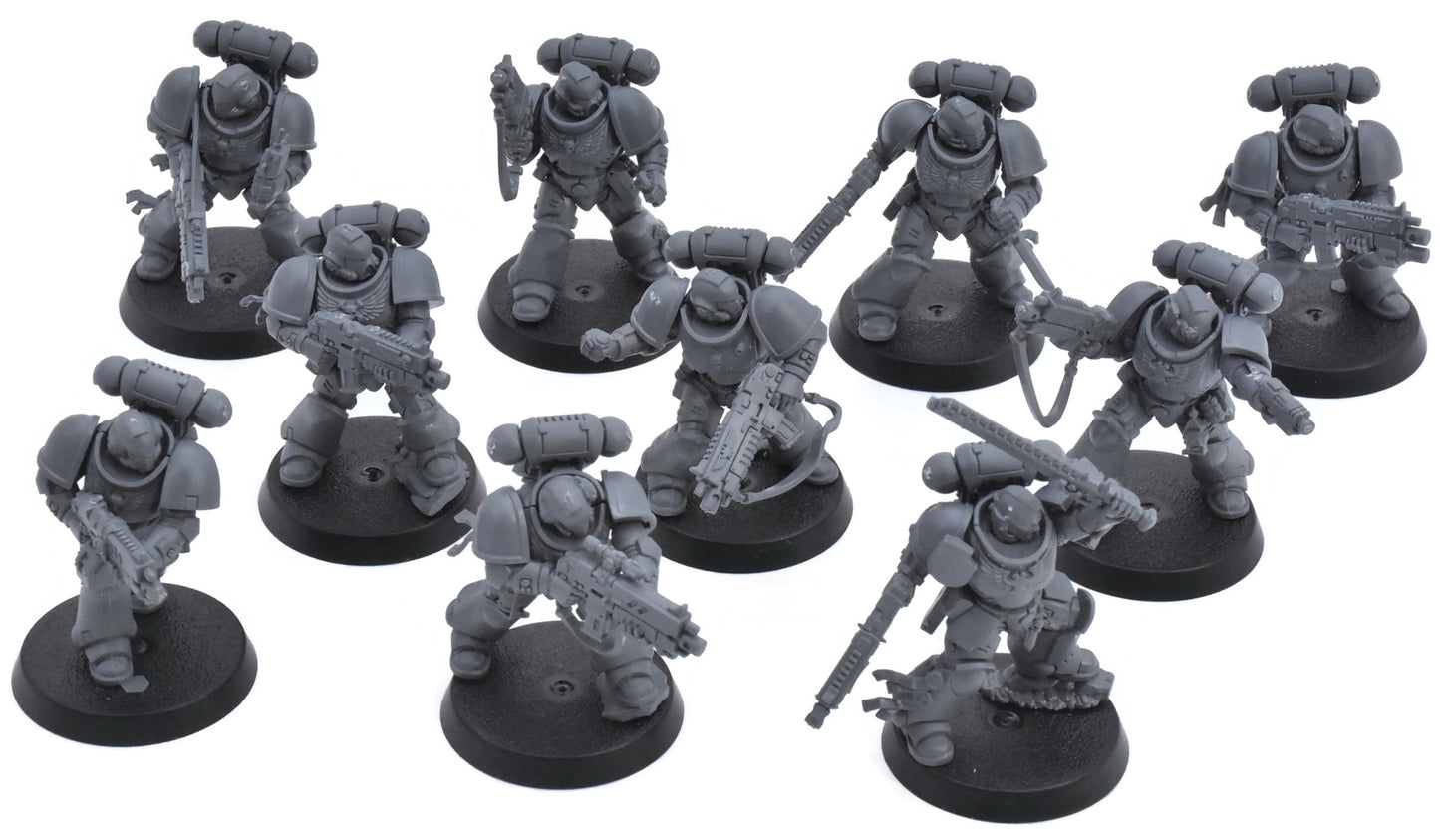 SPACE MARINES 10 Intercessors Armageddon Warhammer 40K Assembled