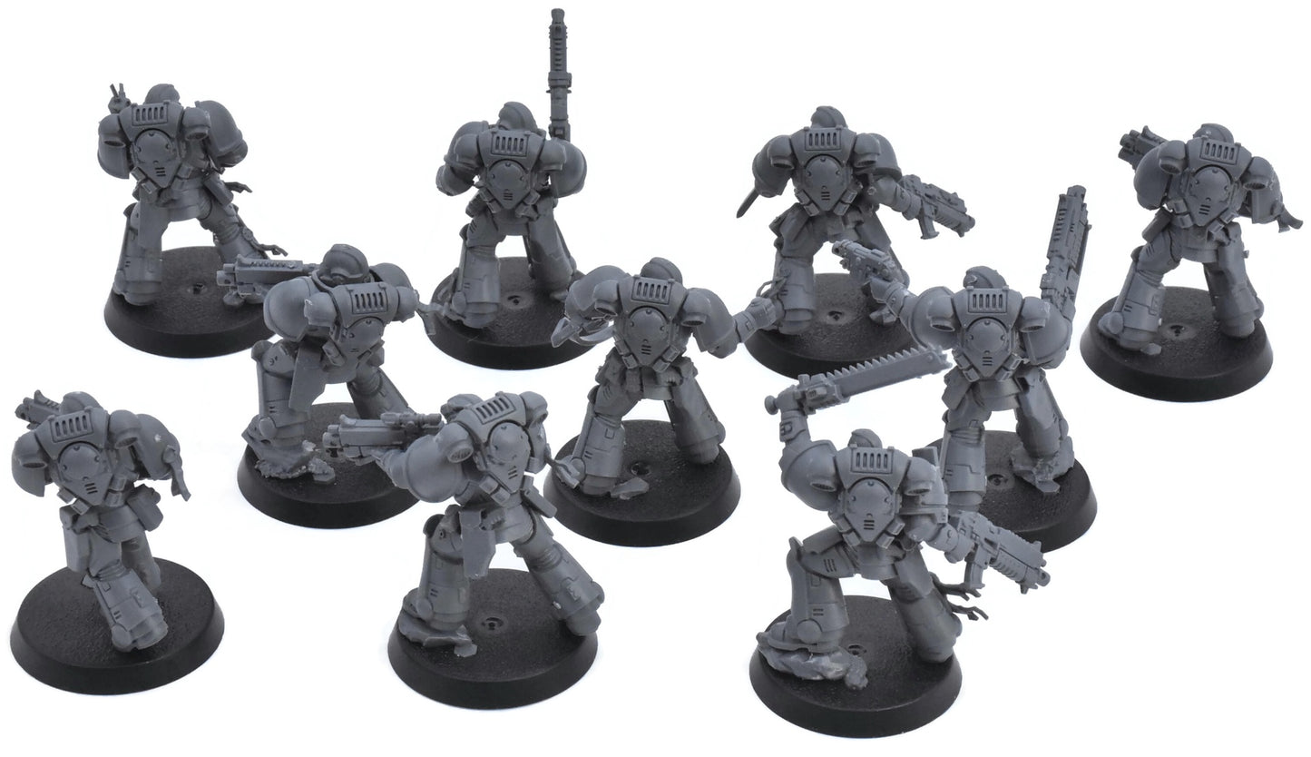 SPACE MARINES 10 Intercessors Armageddon Warhammer 40K Assembled