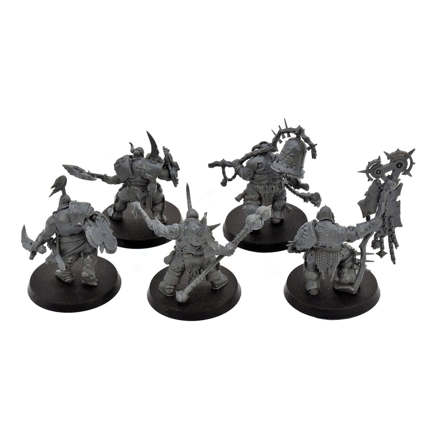 MAGGOTKIN OF NURGLE 5 Putrid Blightkings #2 OOP Sigmar 7859