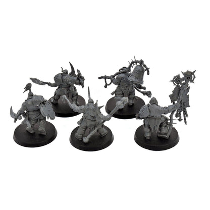 MAGGOTKIN OF NURGLE 5 Putrid Blightkings #2 OOP Sigmar 7859