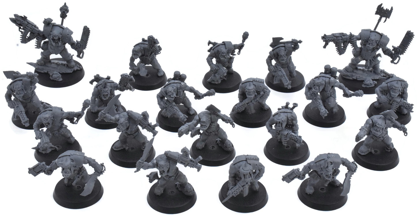 Orks 20 ork Boyz Armageddon Warhammer 40K Assembled