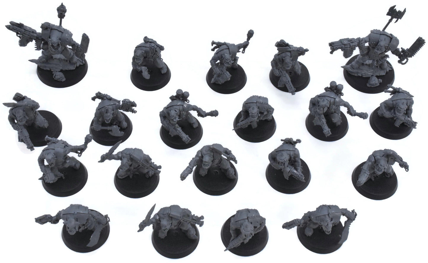 Orks 20 ork Boyz Armageddon Warhammer 40K Assembled
