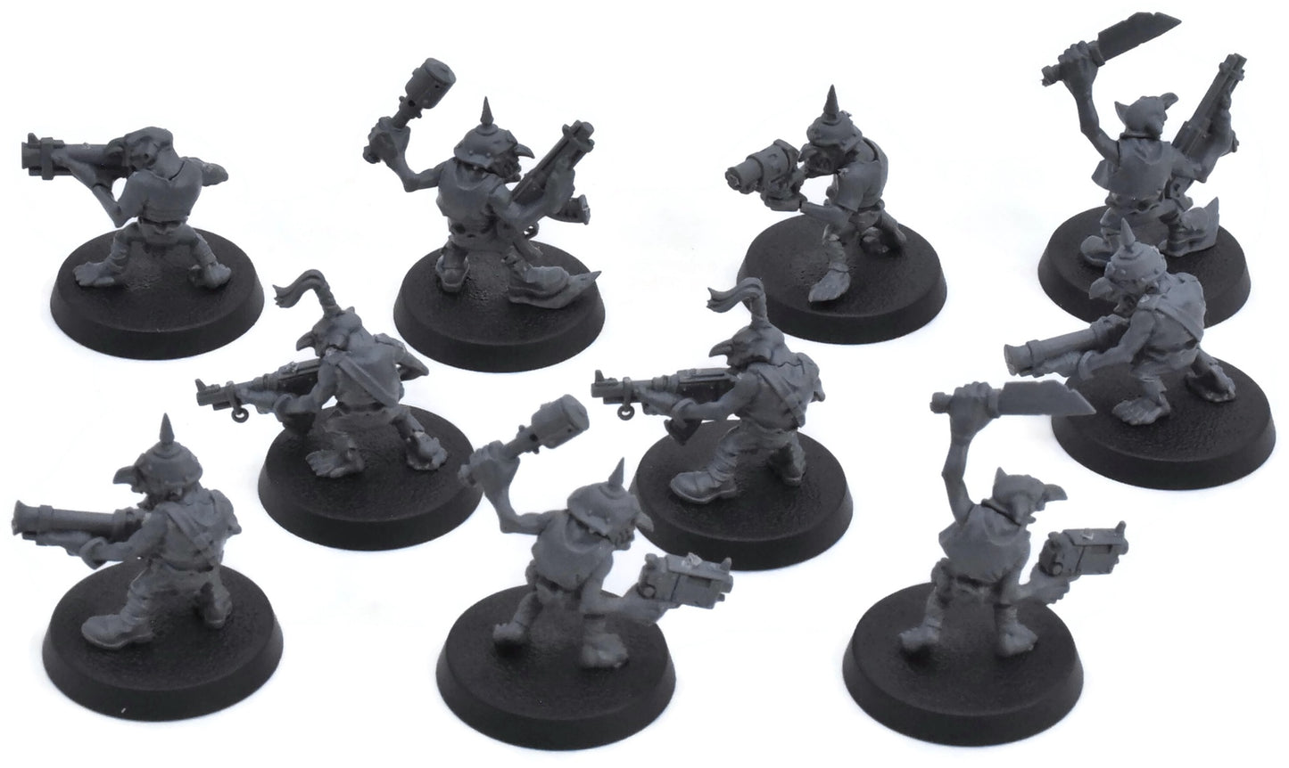 Orks 10 Gretchin Armageddon Warhammer 40K Assembled Gretchins