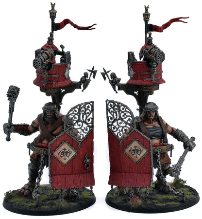 CITIES OF SIGMAR Gate Gargants #1 PRO PAINTED Warhammer Sigmar 3856