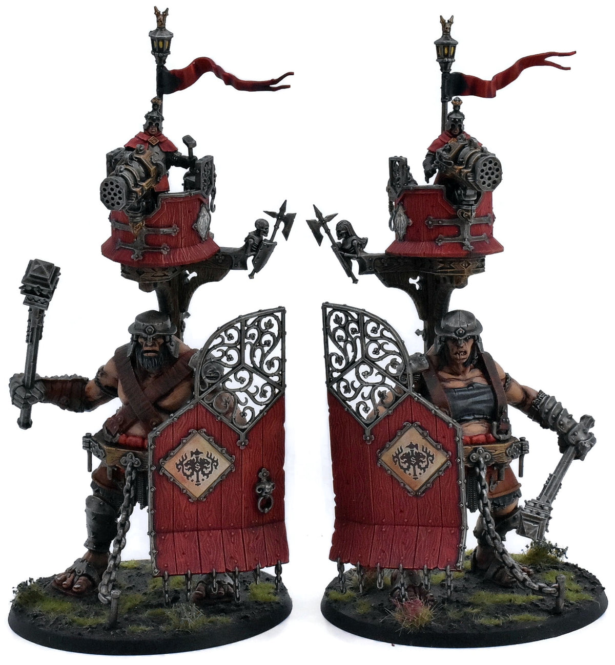CITIES OF SIGMAR Gate Gargants #1 COMMISSION PRO PAINTED Warhammer Sigmar 3863