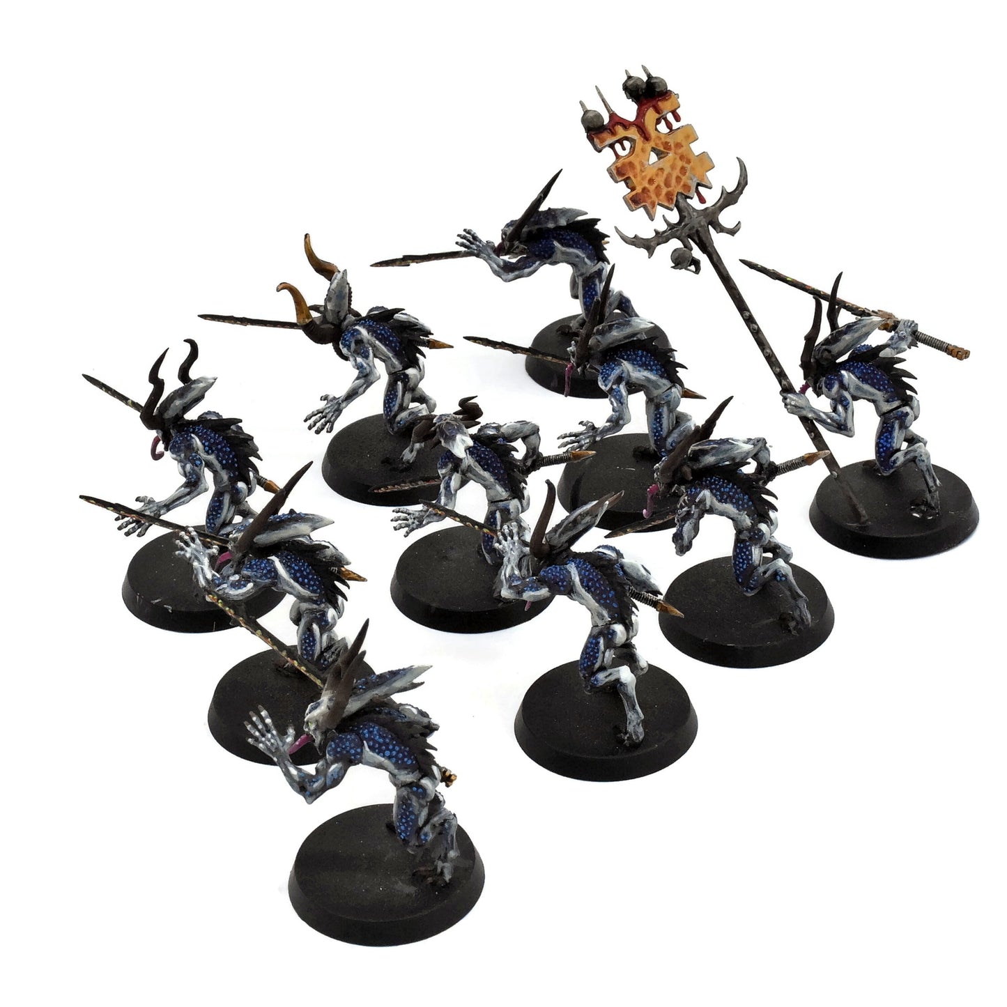 BLADES OF KHORNE 10 Bloodletters Of Khorne #2 Warhammer Sigmar 8238