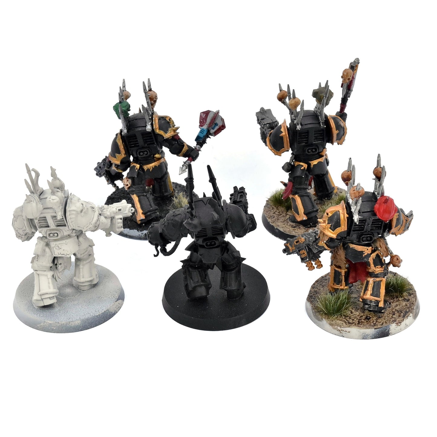 CHAOS SPACE MARINES 5 Chaos Terminators Squad #4 Warhammer 40K 8290