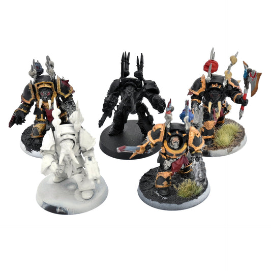 CHAOS SPACE MARINES 5 Chaos Terminators Squad #3 Warhammer 40K 8337