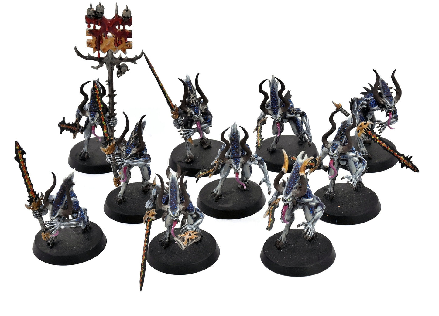 BLADES OF KHORNE 10 Bloodletters Of Khorne #1 Warhammer Sigmar 8368
