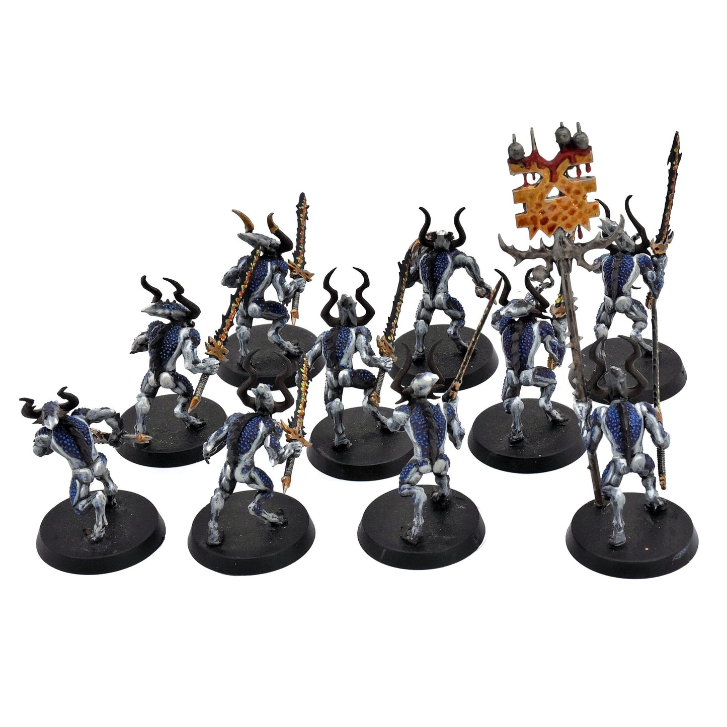 BLADES OF KHORNE 10 Bloodletters Of Khorne #1 Warhammer Sigmar 8368