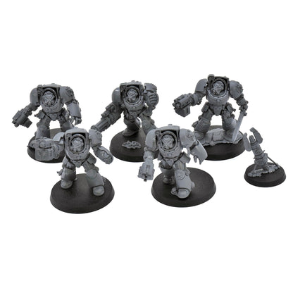 SPACE MARINES 5 Terminator Squad #1 Warhammer 40K 8412