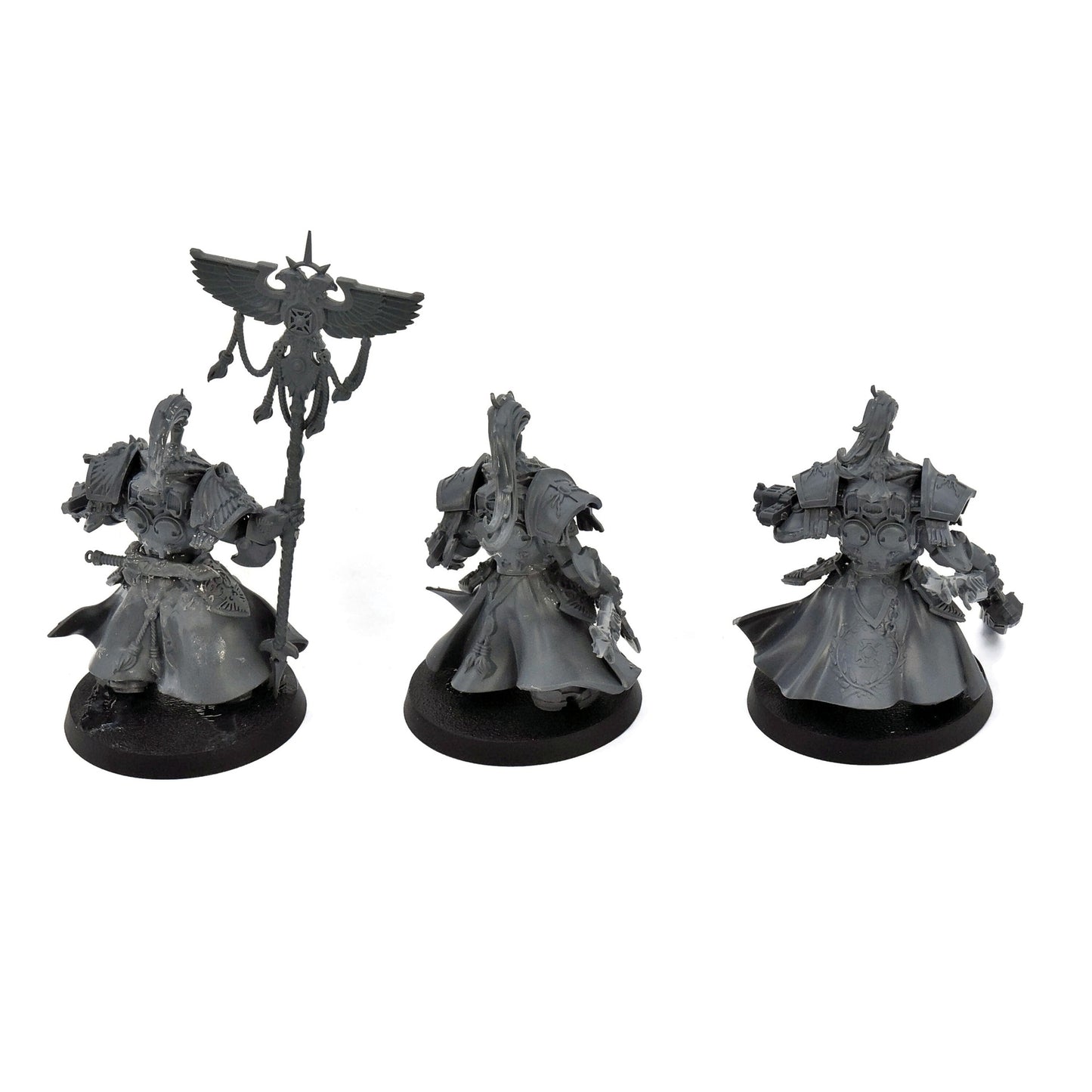ADEPTUS CUSTODES 3 Allarus Custodians #1 BADLY GLUED Warhammer 40K 8450