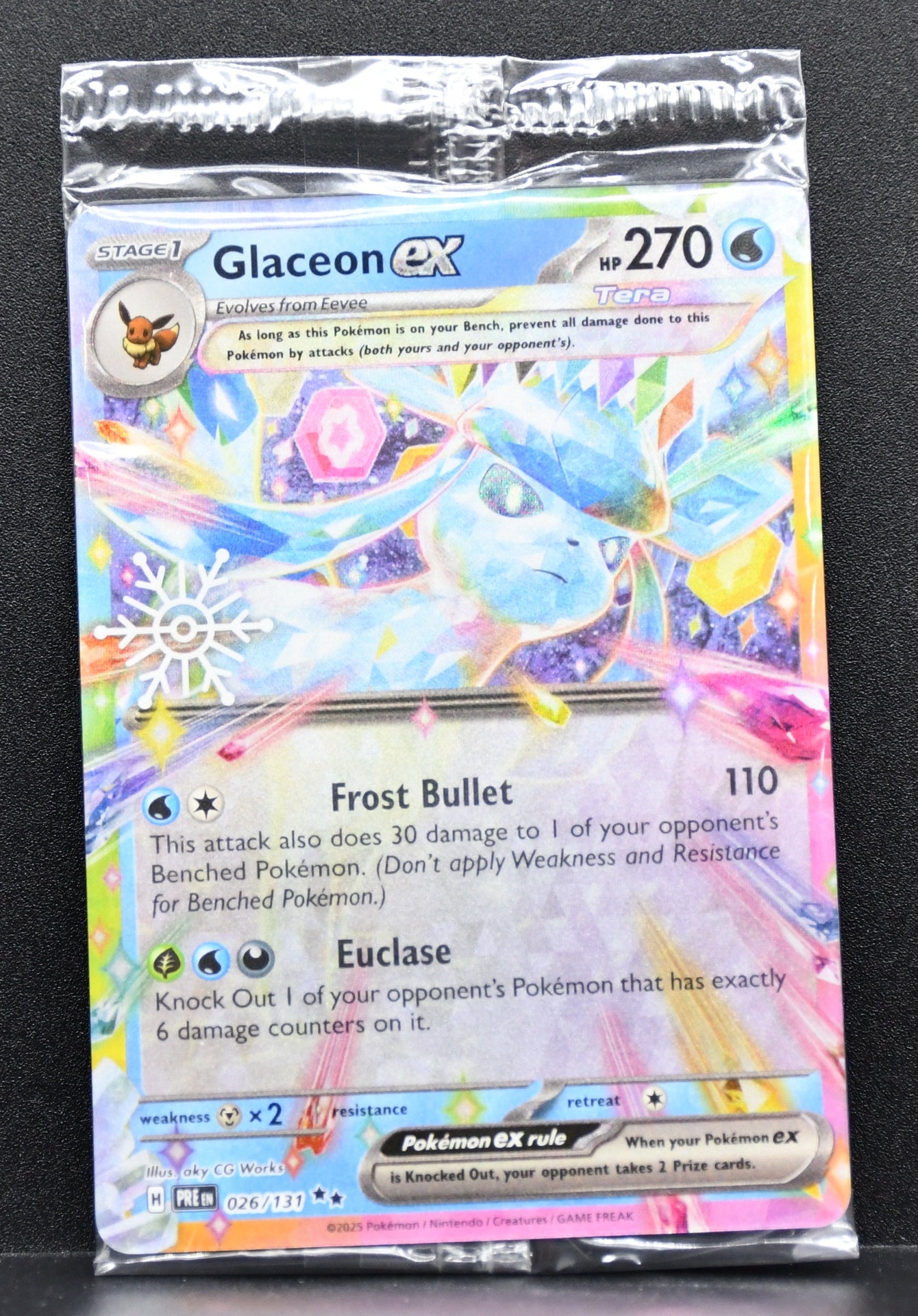 Pokémon Glaceon EX 026/131 SEALED English
