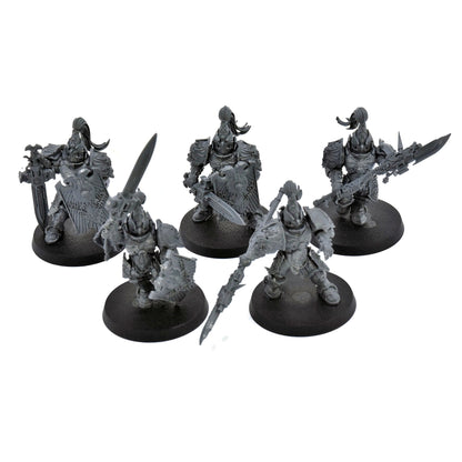 ADEPTUS CUSTODES 5 Custodian Guard Squad #1 BADLY GLUED Warhammer 40K 8559