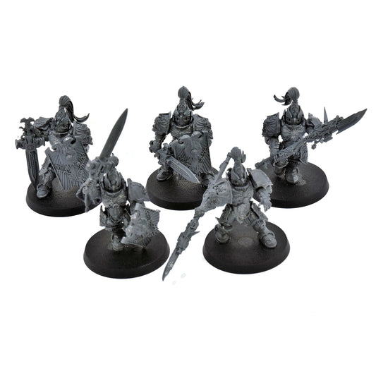 ADEPTUS CUSTODES 5 Custodian Guard Squad #1 BADLY GLUED Warhammer 40K 8559