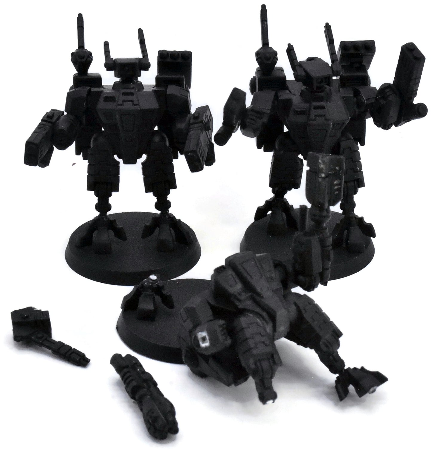 TAU EMPIRE 3 Crisis Battlesuits #2 METAL PARTS Warhammer 40K 4198
