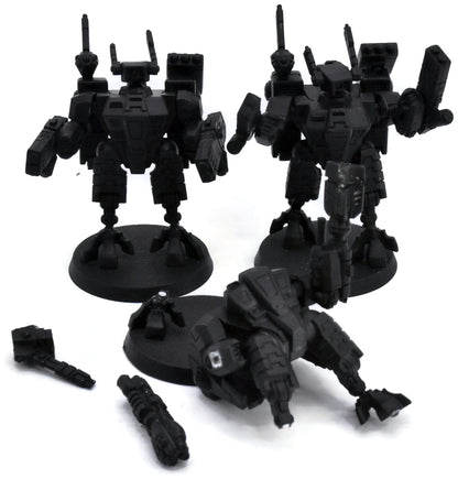 TAU EMPIRE 3 Crisis Battlesuits #2 METAL PARTS Warhammer 40K 4198