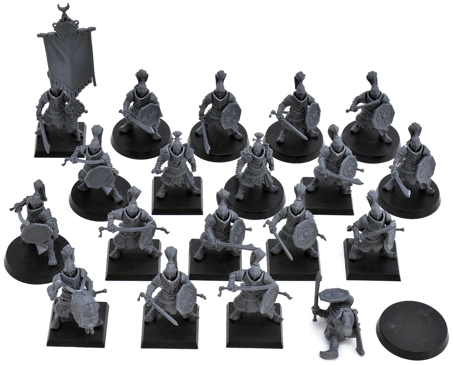 GRAND CATHAY 19 Grand Cathay Jade Warriors #2 round base Old World 4440