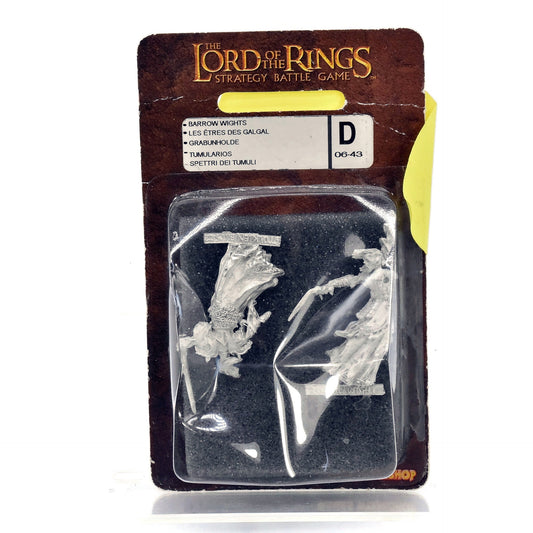 LOTR Barrow Wights #1 METAL Middle Earth Blister Sealed 9112