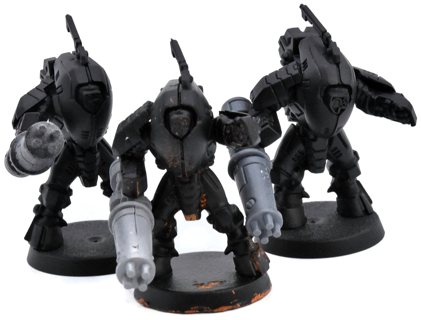 TAU EMPIRE 3 Xv25 Stealth Battlesuits #2 INCOMPLETE Warhammer 40K 4655