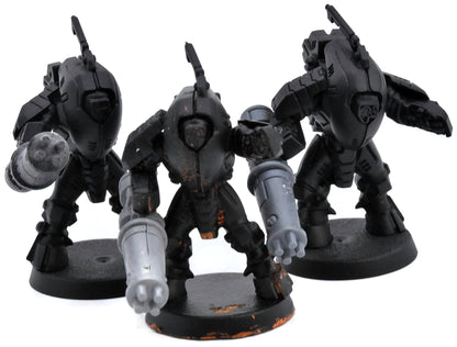 TAU EMPIRE 3 Xv25 Stealth Battlesuits #2 INCOMPLETE Warhammer 40K 4655