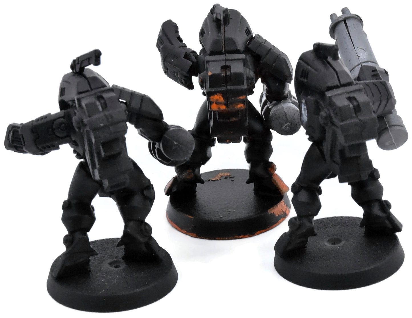 TAU EMPIRE 3 Xv25 Stealth Battlesuits #2 INCOMPLETE Warhammer 40K 4655