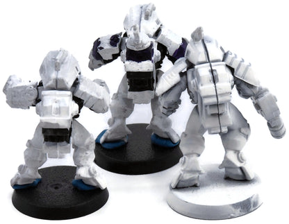 TAU EMPIRE 3 T' Xv25 Stealth Battlesuits #1 INCOMPLETE Warhammer 40K 4815