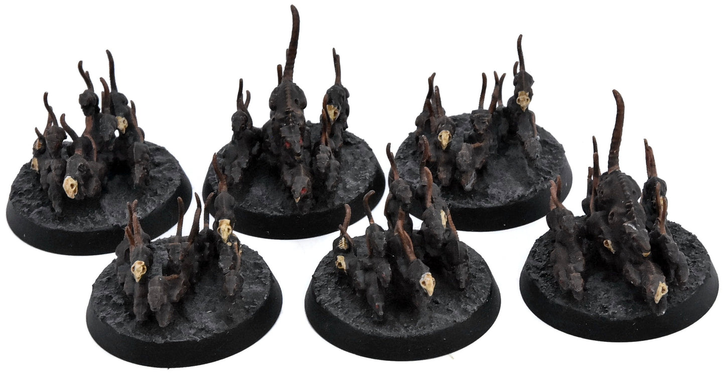 CURSED CITY 6 Corpse Rats #1 WELL PAINTED Warhammer Sigmar 4921