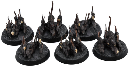 CURSED CITY 6 Corpse Rats #1 WELL PAINTED Warhammer Sigmar 4921