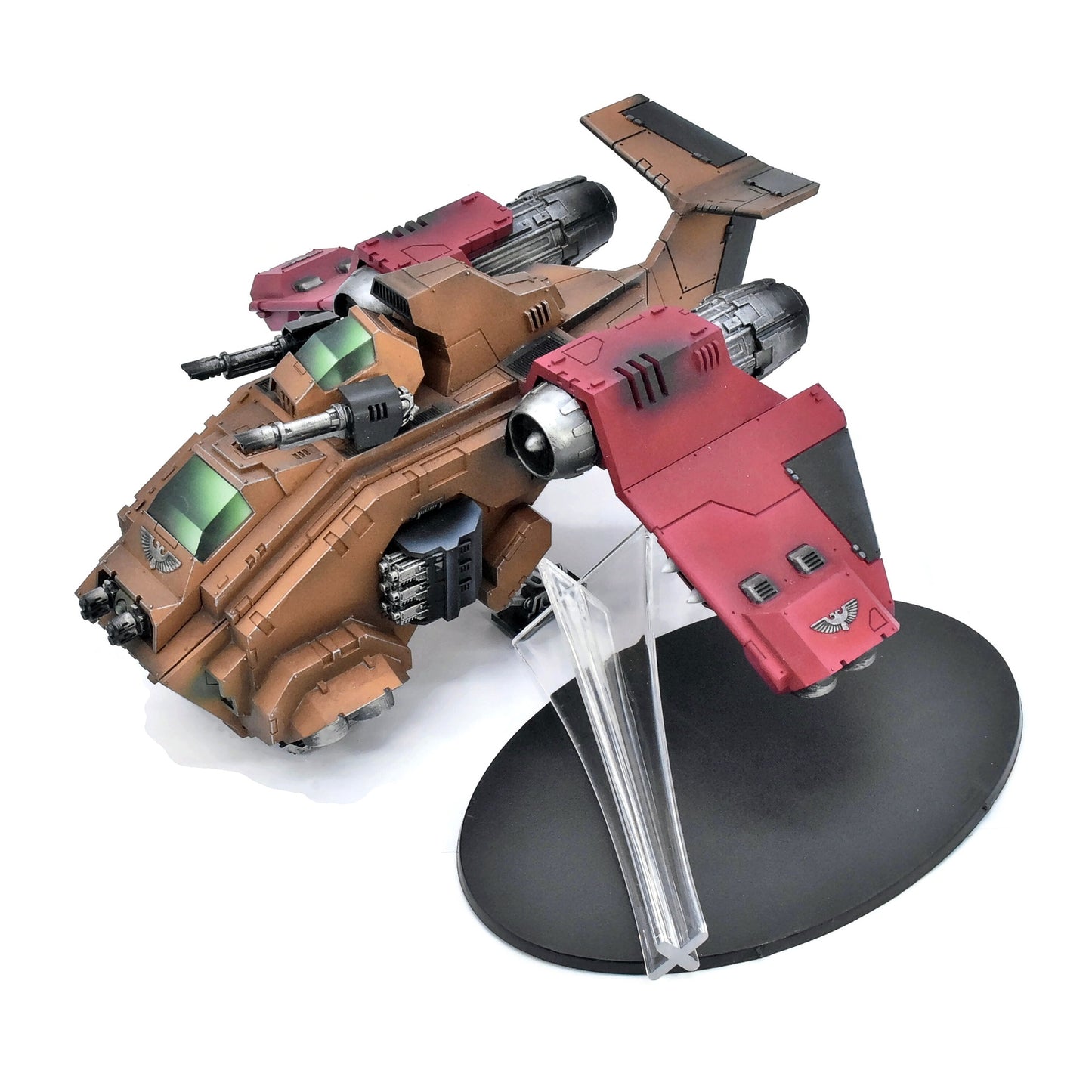 SPACE MARINES Stormraven Gunship #1 WELL PAINTED Minotaurs 40K 9808