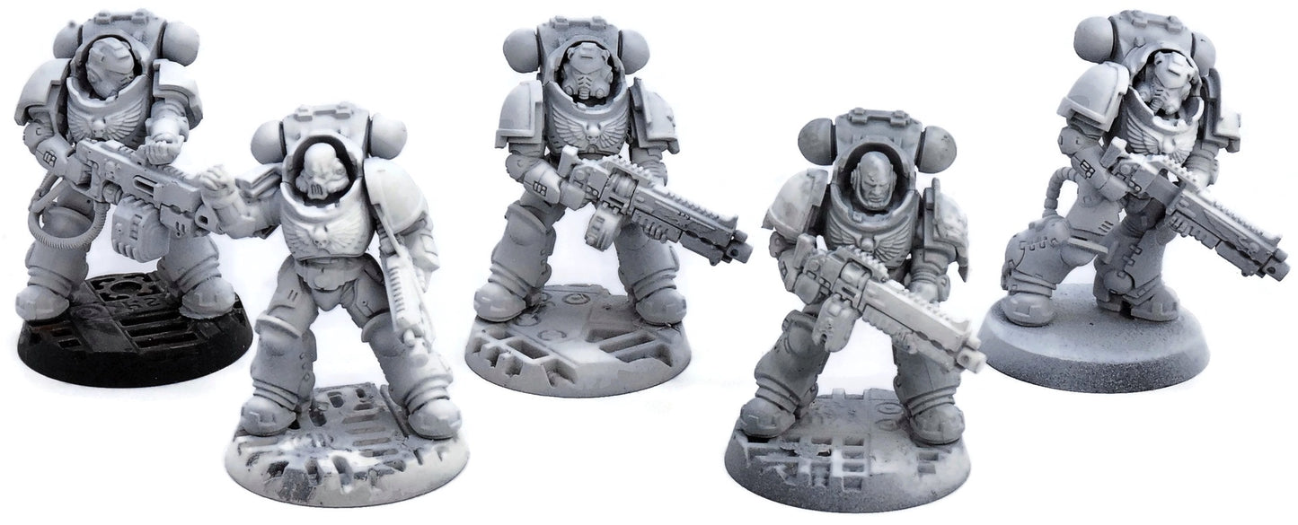SPACE WOLVES 5 Heavy Intercessors #1 Warhammer 40K 25mm 5157