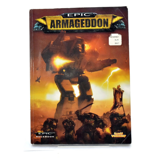 BOOKS & ACCESSORIES Epic Armageddon Rulebook Ok Condition #1 Warhammer 40K 9884