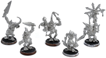MAGGOTKIN OF NURGLE 5 Plaguebearers Command #1 METAL Warhammer Sigmar 5218