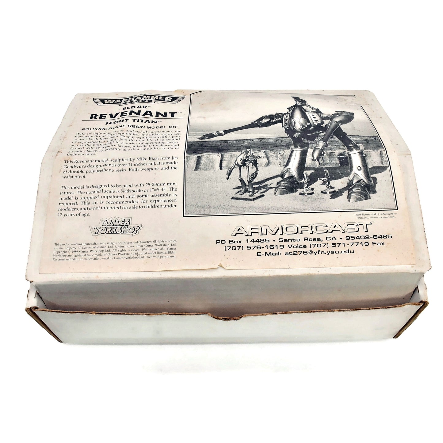 AELDARI Revenant Scout Titan #1 No original gun 40K 9938 Armorcast with box