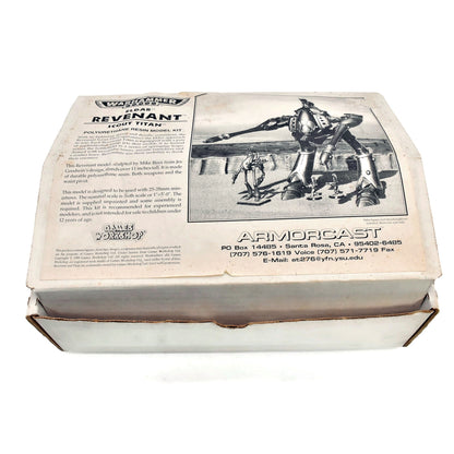 AELDARI Revenant Scout Titan #1 No original gun 40K 9938 Armorcast with box