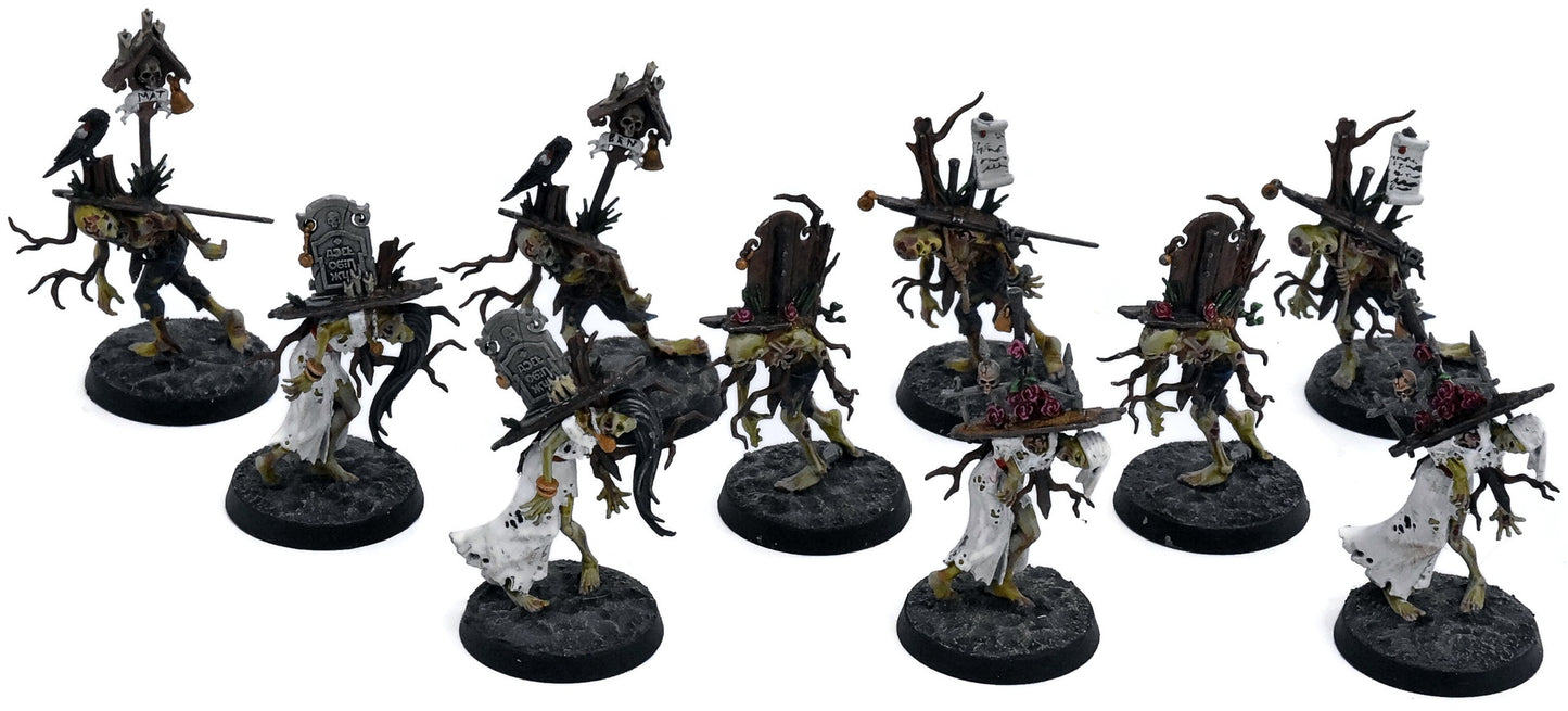 SOULBLIGHT GRAVELORDS 10 Deadwalker Zombies #1 WELL PAINTED Warhammer Sigmar 263