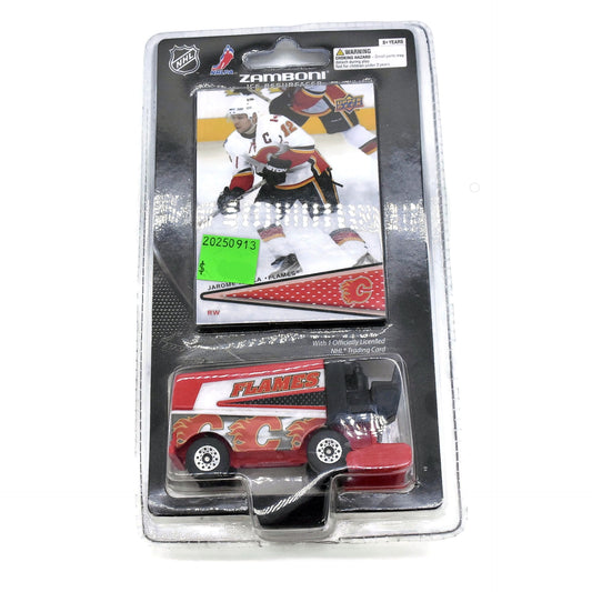 Jarome Iginla card with zamboni#1 0552