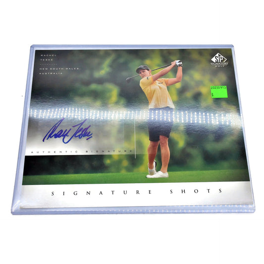 Rachel Teske Signature Shots Golf 8X10 Photo #1 0224