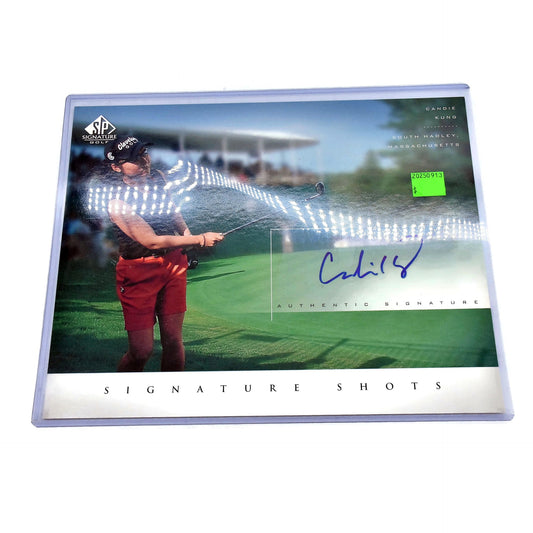 Candie Kung Signature Shots Golf 8X10 Photo #1 0255