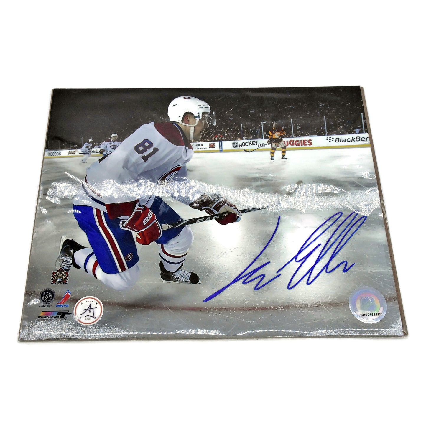 Lars Eller Autographed Montreal 8X10 Photo #1 0323